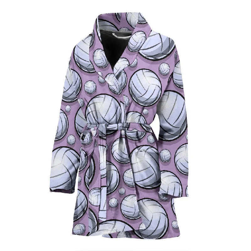 Volleyball Print Pattern Print Women Long Robe