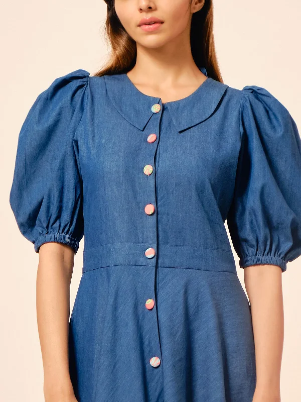 Dante Denim Dress Blue