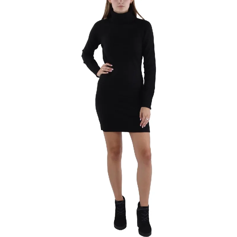 French Connection Womens Knit Above Knee Sweaterdress