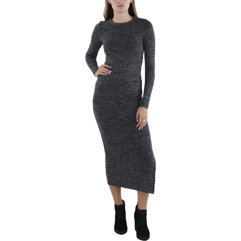 French Connection Womens Knit Tea Length Sweaterdress